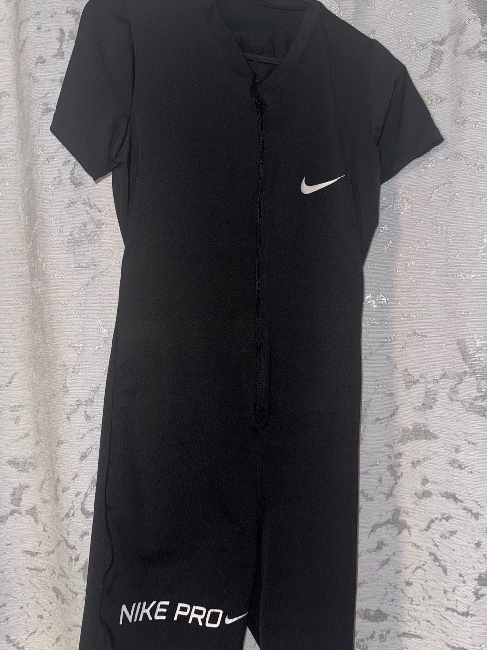 Nike Pro Black Athletic One-Piece